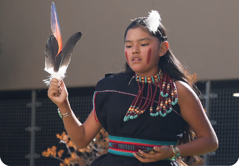 HCSC- Young Native American girl. Inclusion focus. 